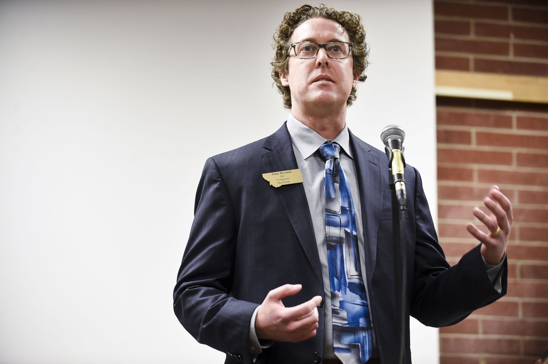 Democratic candidate John Heenan